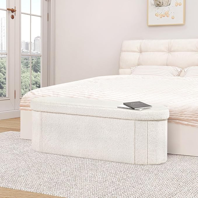 B FSOBEIIALEO Ottoman with Storage - Image 8