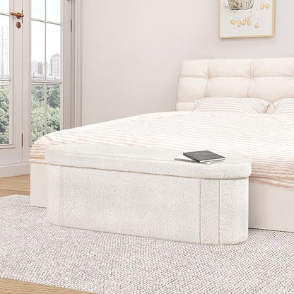 B FSOBEIIALEO Ottoman with Storage - Image 8