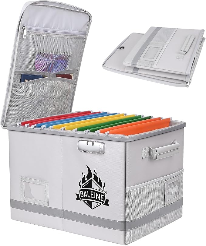 BALEINE Fireproof Document Box by BALEINE