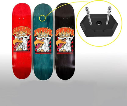 Hikeen Skateboard Wall Mount Skateboard Hanger - Image 2