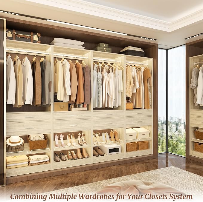 Unikito 25” W x 80'' H Closet System Organizer - Image 4