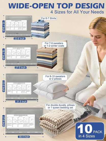 Fantictas Travel Vacuum Storage Bags - Image 3