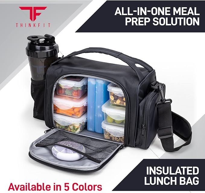 ThinkFit Insulated Meal Prep Lunch Box - Image 3