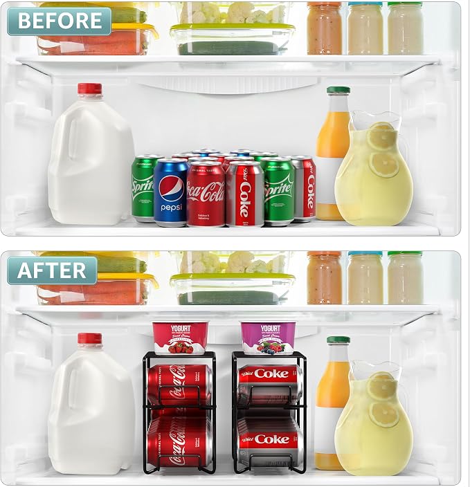 Sorbus Soda Can Rack Beverage Dispenser & Organizer - Image 6