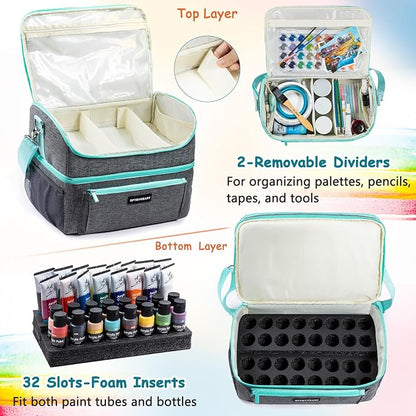 Acrylic Paint Organizer Bag - Image 3