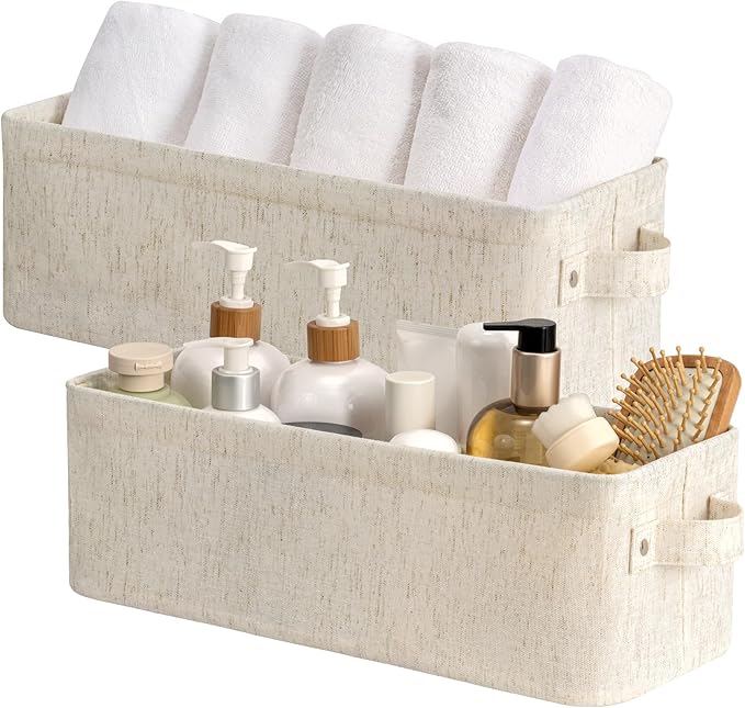 StorageWorks Narrow Storage Bins, Small Basket by StorageWorks