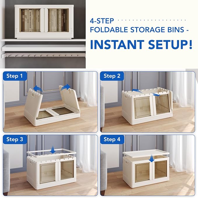 FLEXIMOUNTS 75 QT Stackable Storage Bins - Image 6