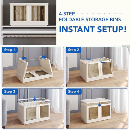 FLEXIMOUNTS 75 QT Stackable Storage Bins - Image 6