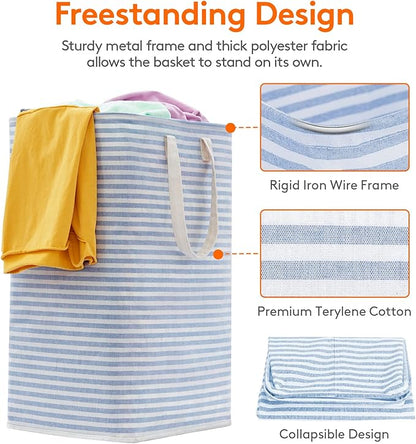 Lifewit 1 Pack Laundry Basket 80L Each, Collapsible Clothes Hamper - Image 2