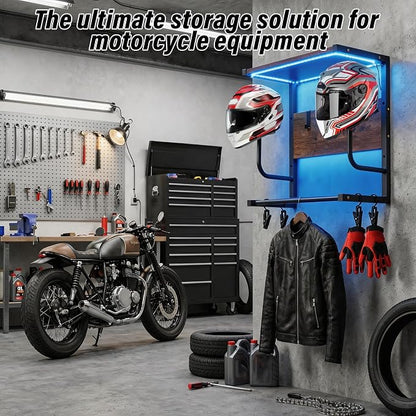 Motorcycle Helmet Rack Wall Mount - Image 8