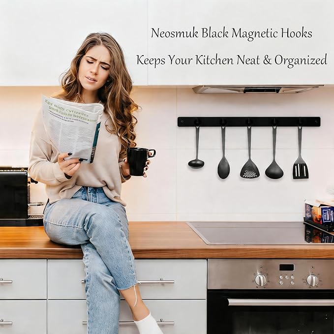 Neosmuk Magnetic Hooks, Heavy Duty 30lb+ Strong Magnet Hook - Image 7