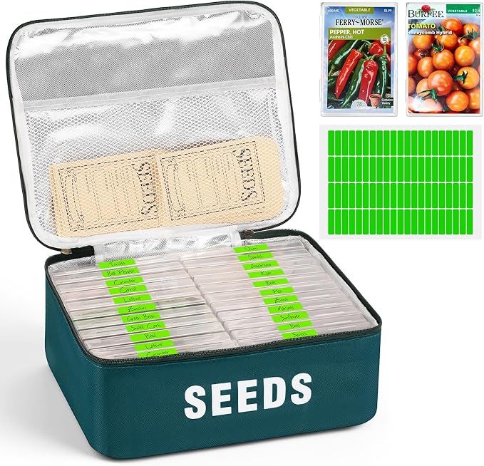 22 Slots Seed Storage Organizer Box by Unknown