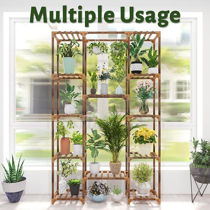 Uneedem Plant Stand Indoor Outdoor, Tall Plant Shelf - Image 5