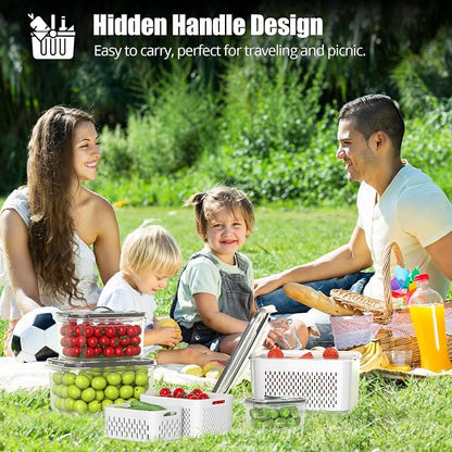 5 Pack Fruit Storage Containers - Image 6