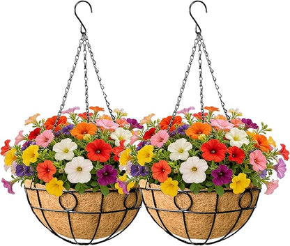 EIMQUVW Outdoor Hanging Planter Set Durable Hanging Baskets by EIMQUVW