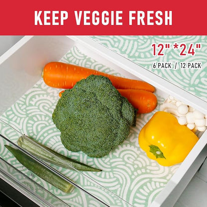 Cooyes Refrigerator Shelf Liners, Drawer Liners - Image 4