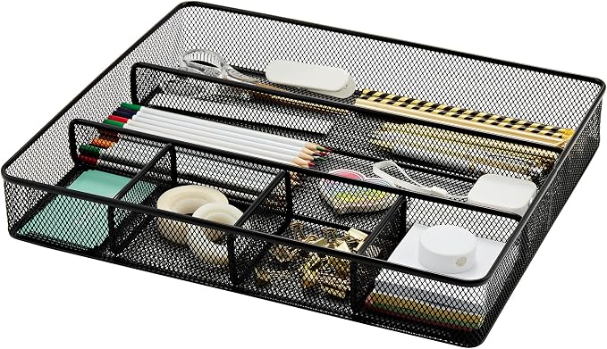 Annova Desk Top Organizer Tray for Office Organization by LivingNecessities