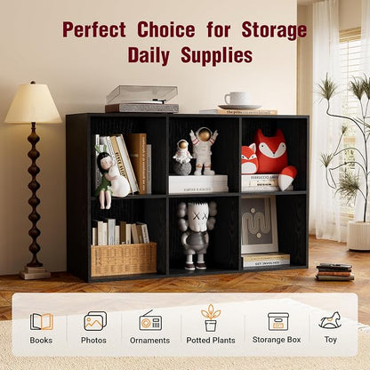Book Shelf, Wooden Cube Storage Organizer - Image 6
