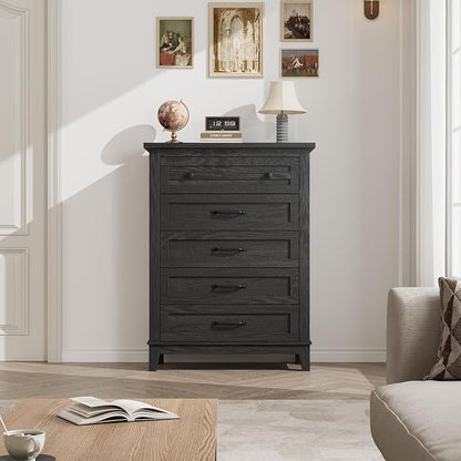 GarveeHome 5 Dresser for Bedroom, 41.3 in Tall Vertical Drawer Dresser - Image 3