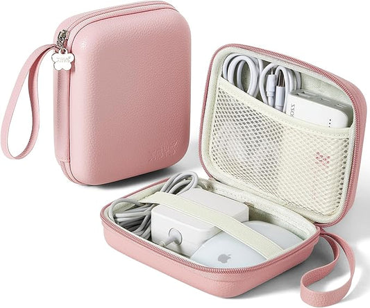 Charger Case for Macbook, Portable Tech Electronic Organizer Bag, Small Travel by Linpr