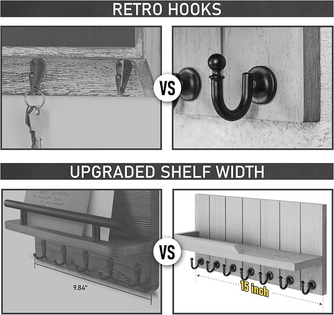 Rebee Vision Decorative Key and Mail Holder - Image 4