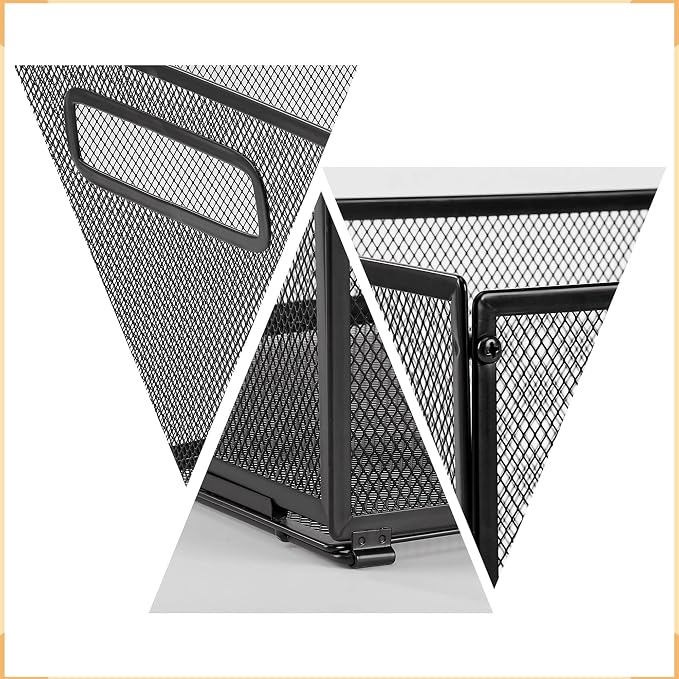 SETTFRFE 2 Pack Letter Size Hanging Folder Organizer, Metal File Box, File Crate - Image 2