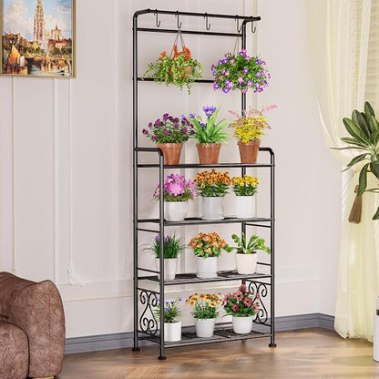 Plant Stand Indoor Outdoor Heavy Duty Metal - Image 6