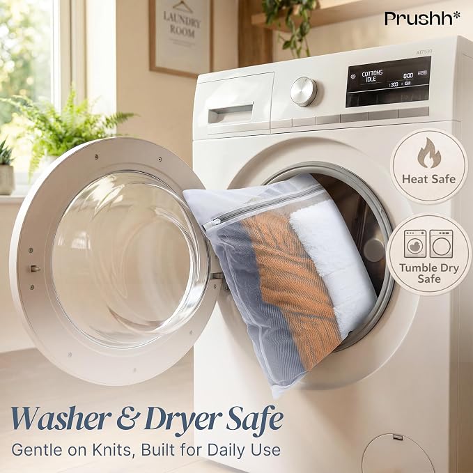 3Pc Spacious Durable Mesh Laundry Bags Protects Delicates, Fine Mesh - Image 7