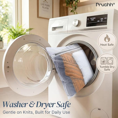 3Pc Spacious Durable Mesh Laundry Bags Protects Delicates, Fine Mesh - Image 7