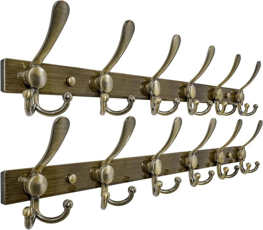 Dseap Coat Rack Wall Mount 2.0 Pro: 24” Long, 3X Tougher, Heavy Duty Stainless by Dseap