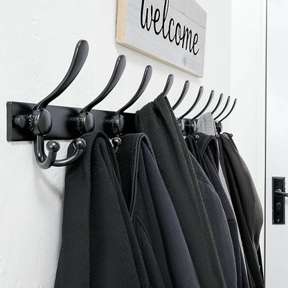 Dseap Coat Rack Wall Mount 2.0 Pro: Heavy Duty 300% Thicker, Stainless Steel - Image 4