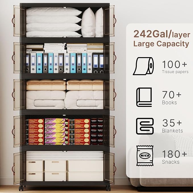 1120QT Extra Large Stackable Storage Bins - Image 3