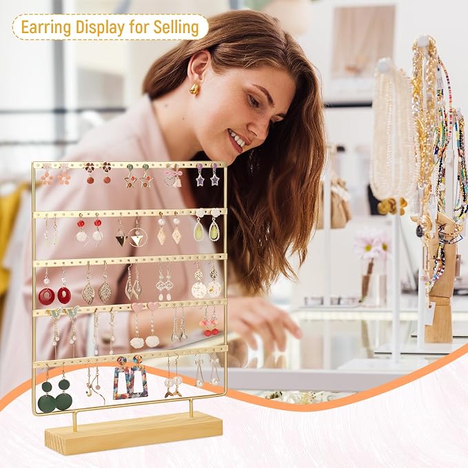 Earring Holder Organizer, Ear Jewelry Tree Organizer - Image 8
