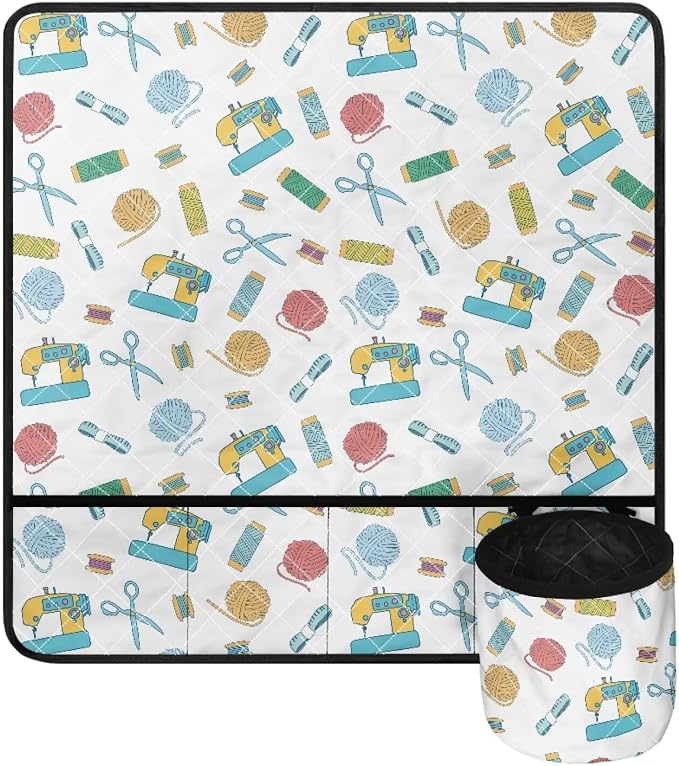 Sewing Machine Print Sewing Machine Mat Waterproof Sewing Machine Carrying Pad - Image 5