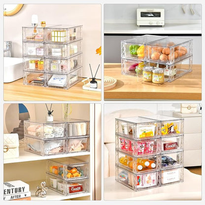 Clemate 6Pack Pantry Organizers and Storage, Foods Organizer Bins - Image 6