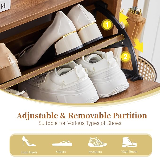 BERRYMERRY 47.2” Shoe Storage Cabinet - Image 7