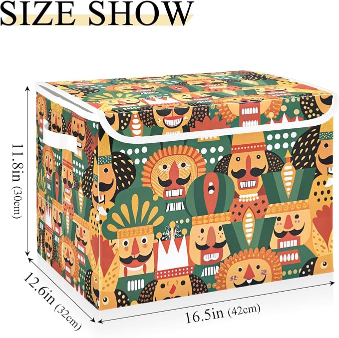 Nutcracker Christmas Storage Bins - Image 3