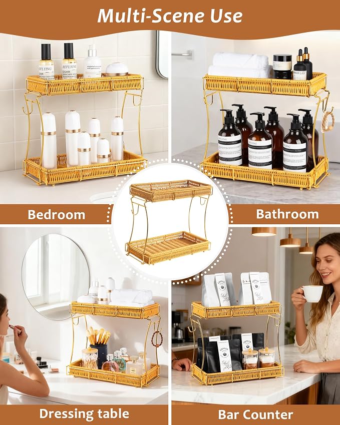 Bathroom Organizer Countertop Perfume Organizer Makeup Organizer Cosmetics - Image 5