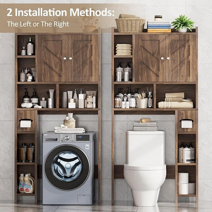 Over the Toilet Storage Cabinet, Freestanding Storage Cabinet Over Toilet - Image 6