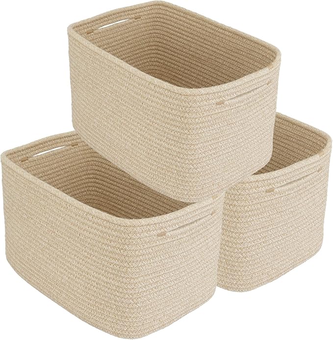 Rope storage Basket Bins Woven Basket by XUANGUO