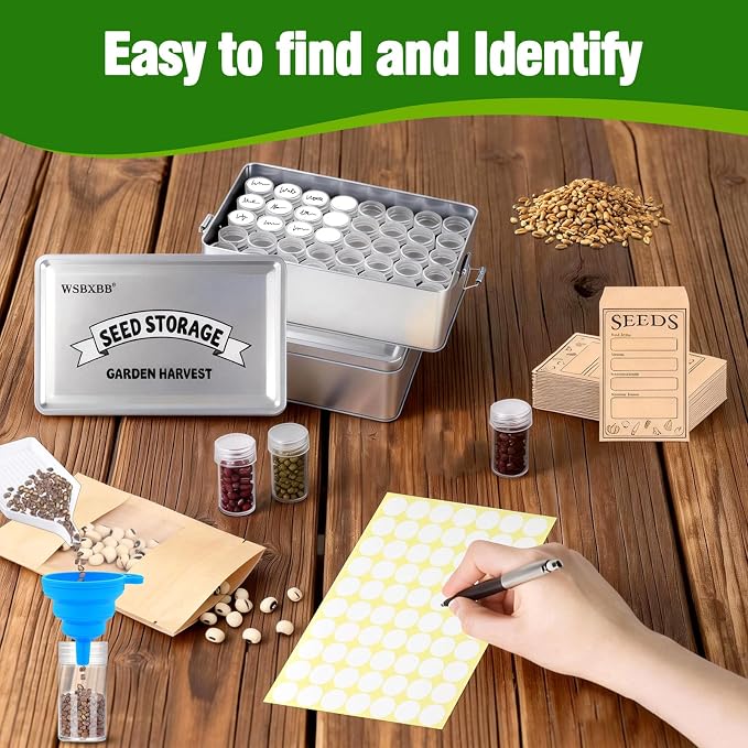 2 Pack Seed Storage Organizer Box - Image 4