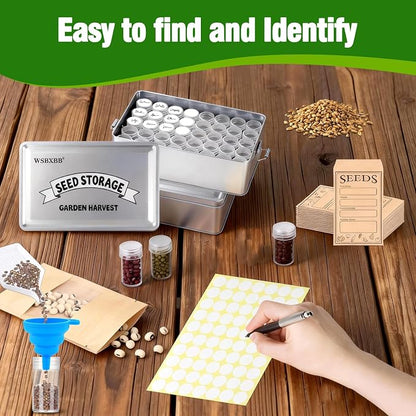 2 Pack Seed Storage Organizer Box - Image 4