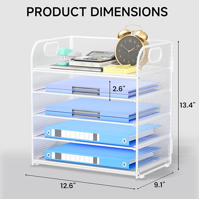 5-Tier Stackable Paper Organizer - Image 2