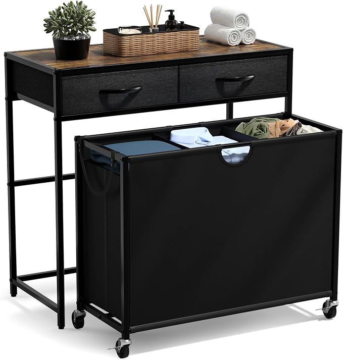 Sorbus 3 Section Laundry Hamper by Sorbus