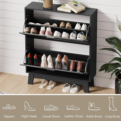 HUANLEGO Shoe Cabinet Storage for Entryway - Image 3