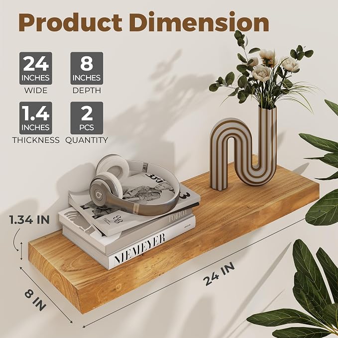 Axeman 24 inch Floating Shelves - Image 3