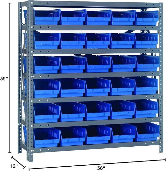 Quantum Storage Systems 1239-102BL Steel Shelving Unit - Image 2