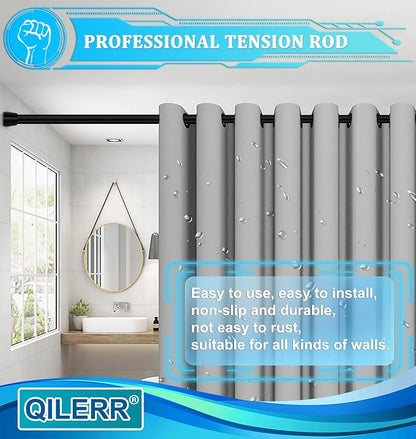 Small Tension Rods 16 to 28 Inches, Adjustable Short Extension Curtain Rod - Image 5