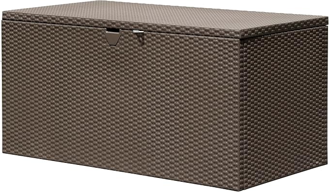 Arrow 4' x 2' x 2' Spacemaker Espresso 134 Gallon Hot-Dipped Galvanized Steel - Image 15