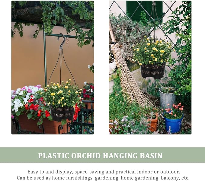 Toyvian Hanging Orchid Pots - Image 9